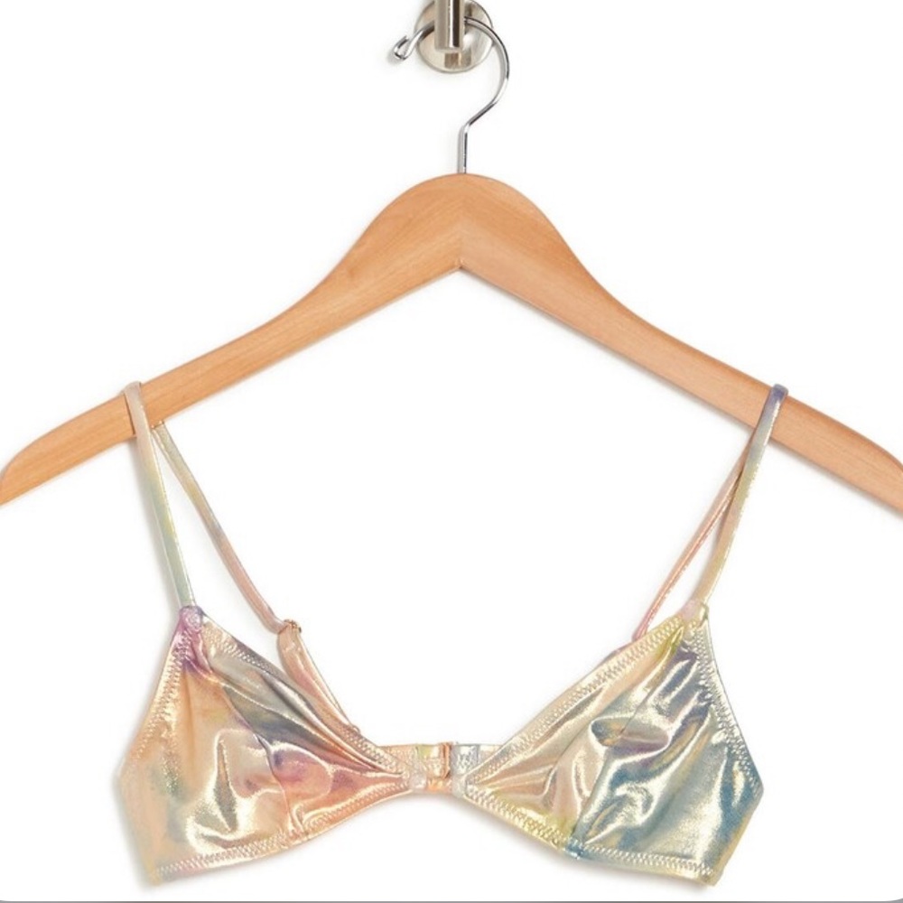 BOUND BY BOND-EYE Paris Triangle Cut Bikini Top XS